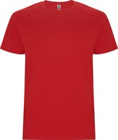T-shirt unisex met korte mouwen 'Stafford' Rood - 3/4 jaar