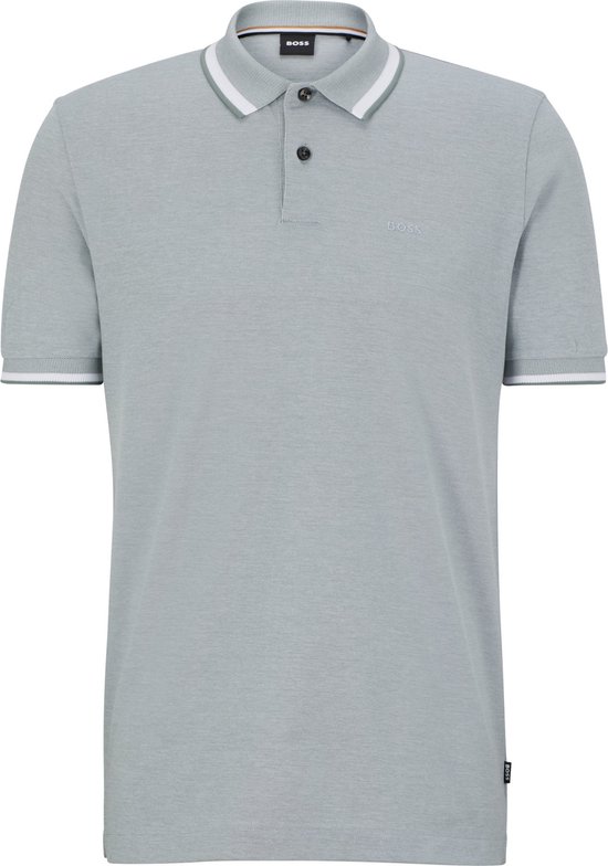 Polo's korte mouw wit Boss Men Black
