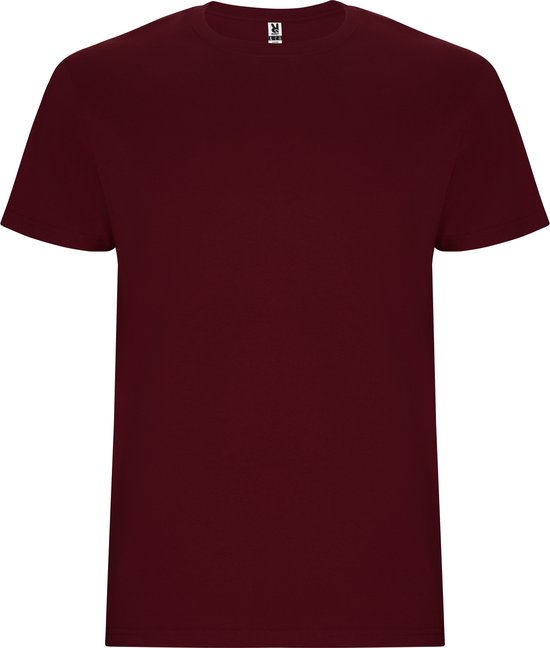 T-shirt unisex met korte mouwen 'Stafford' Granate Rood - L