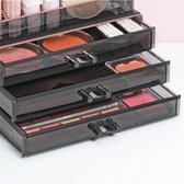 Make-up organizer - Cosmetische organizer - Met 3 lades - 15 vakken