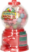 Kauwgomballen automaat/dispenser - gevuld met kauwgomballen - rood