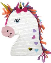 Funny Fashion Pinata van papier - Unicorn thema - 42 x 30 cm - Feestartikelen Verjaardag