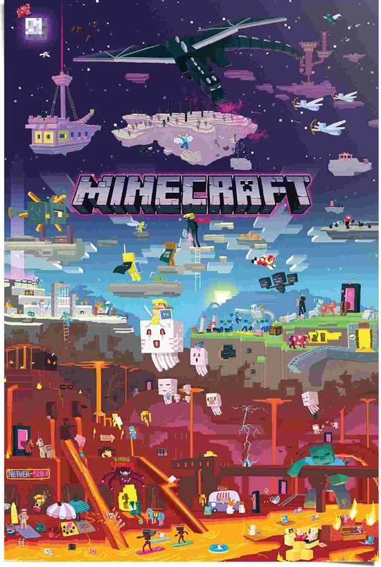 Poster Games Minecraft 91,5x61 cm