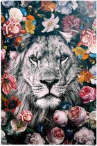 Poster Jungle leeuw 91,5x61 cm