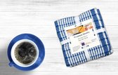 Comfort & Care Apparel | Theedoeken blauw | 50x70cm | Set van 3 stuks | Voor in de keuken en horeca