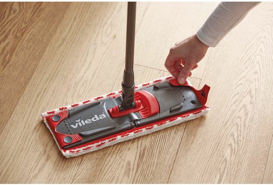 Vileda UltraMax Vervanging - 1 per verpakking - Geschikt voor alle platte mopsystemen van Vileda - Voor alle vloertypes