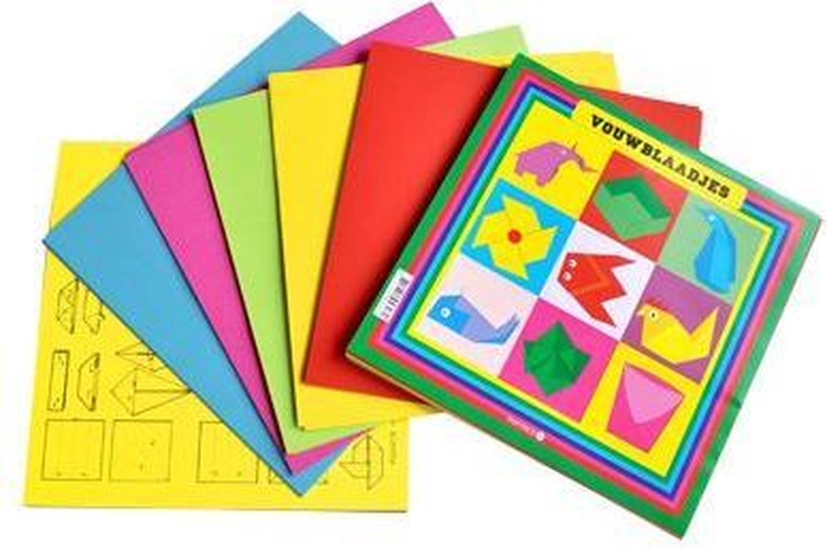 Vouwblaadjes 20x20cm (90 vel) - Meerdere Kleuren — afbeelding 7