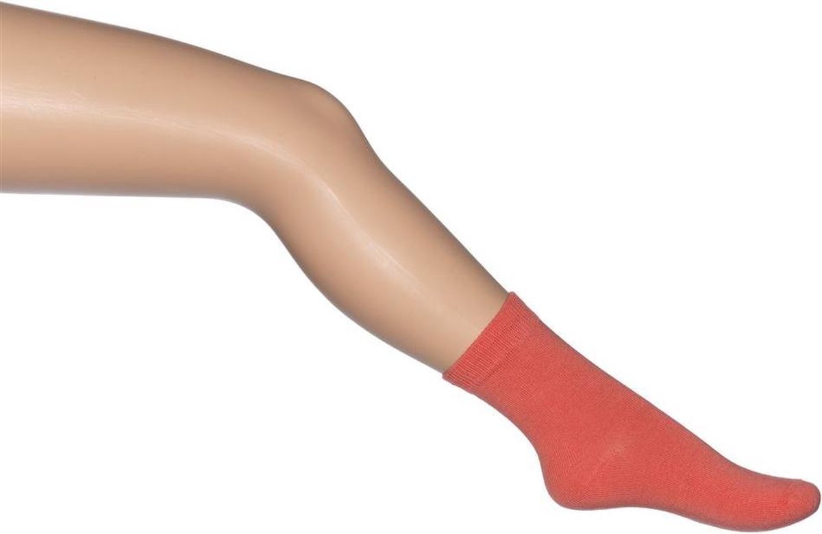 Bonnie Doon - Kinderen - Cotton Sock - Roze/Roze/Watermelon - maat 27/28 (2 paar)