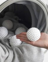 Wasmachine bal - Droger bal - Set van 2 stuks - Anti kreuk - Sneller droog - Haar verwijderaar