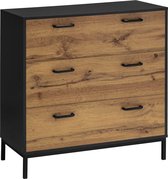 Commode Rocco chêne noir