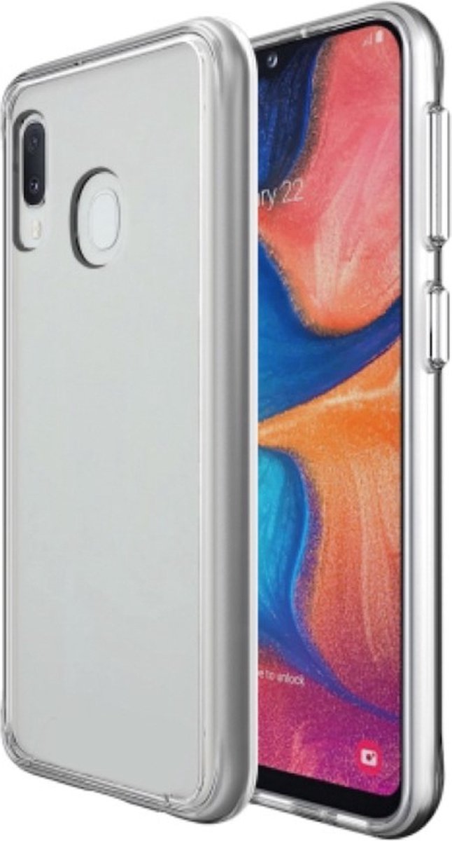 Hoesje Geschikt voor Samsung Galaxy A20E silicone back cover/Transparant hoesje