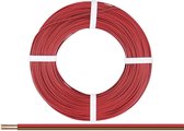 Donau Elektronik 225-080 Draad 2 x 0.25 mm² Rood-bruin 50 m