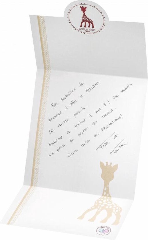 Sophie de giraf Sophiesticated Cadeauset - Baby speelgoed - Sophie de giraf & So Pure bijtring - Kraamcadeau – Babyshower cadeau - 4-Delig