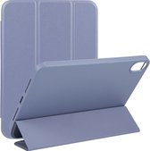 Mobigear Tablethoes geschikt voor Apple iPad Mini 6 (2021) Hoes | Mobigear Tri-Fold Gel Bookcase - Lavendel