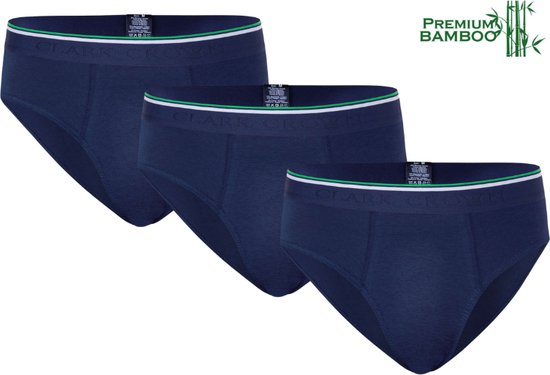 3 slips homme - Bamboe - Sous-vêtements - Bleu marine - Taille XXL