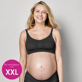 Medela Keep Cool bh - Naadloze voedingsbh - Zwangerschapsbh met 2 ademende zones - Soft Touchmateriaal - Zwart - XXL