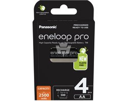 Panasonic eneloop pro - Oplaadbare batterij - AA/Mignon NiMH-batterij - 4 stuks