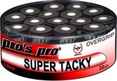 Pro's Pro Super Tacky overgrip zwart 30 stuks