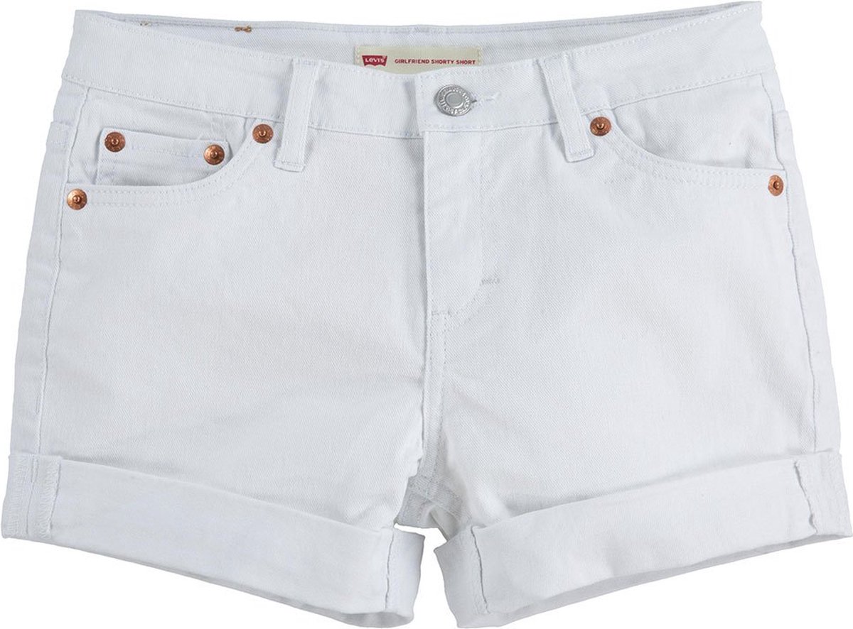 Levi´s ® Kids Girlfriendy Korte Broek 14 Years Meisje Wit