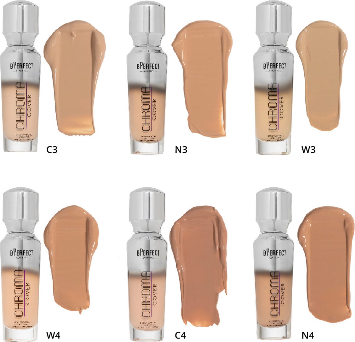 BPerfect Cosmetics - Chroma Cover Luminous Foundation - C3