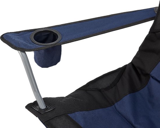 Inklapbare Campingstoel / Vouwstoel Lido - Blauw - Incl. Opbergtas van Bo-Camp — afbeelding 4
