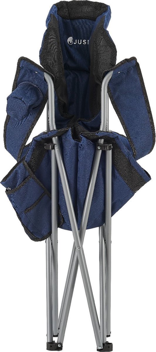 Inklapbare Campingstoel / Vouwstoel Lido - Blauw - Incl. Opbergtas van Bo-Camp — afbeelding 5