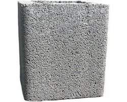 Intergard Barbecue beton houtskool bbq verlengstuk grijs 30x30x35cm