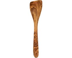 Houten Spatel - 25 cm - Olijfhout - Bakspaan - Bakspatel - Spatel - Spatel Hout - Duurzame Keuze!