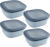 Sunware - Sigma home food container 2.8L bleu - Set de 4