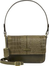 BURKELY Cool Colbie Dames Shoulder Satchel - Groen