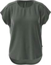 Redmax Sportshirt Dames Perfect RMXPAT - Sportkleding - Geschikt voor Fitness en Yoga - Dry Cool - Korte Mouw - Groen - L
