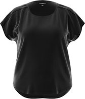 Redmax Sportshirt Dames - Sportkleding - Geschikt voor Fitness en Yoga - Dry Cool - Zwart - 48