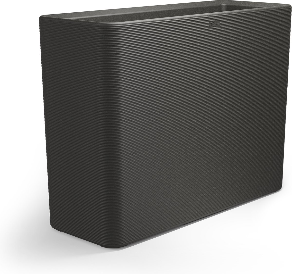 Otium bloembak dubbelwandig Linea 100 cm black cork