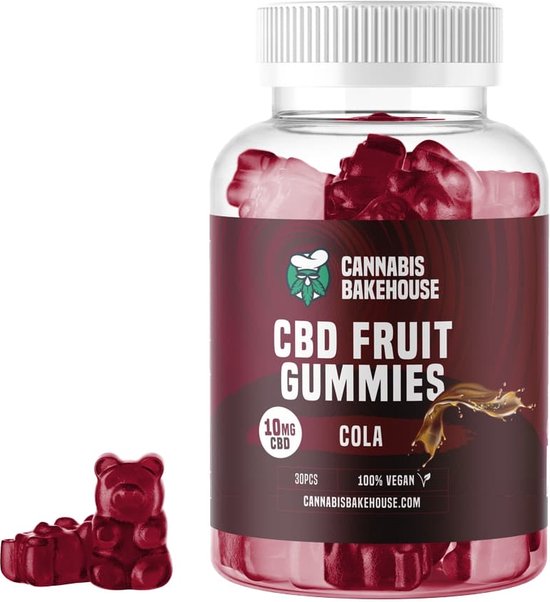 Cannabis Bakehouse - CBD Gummies - Cola - 10mg - 30 stuks - 0% THC
