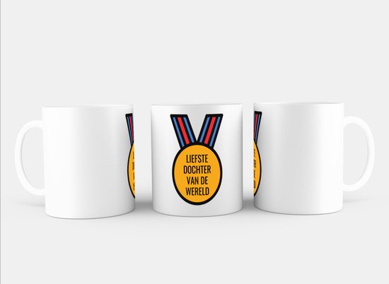 Akyol - tasse à café la plus chère fille du monde - tasse à thé - Fille - la fille la plus chère - cadeau d'anniversaire - anniversaire - cadeau - cadeau pour fille - articles pour fille - cadeau - cadeau - cadeau - contenu 350 ML