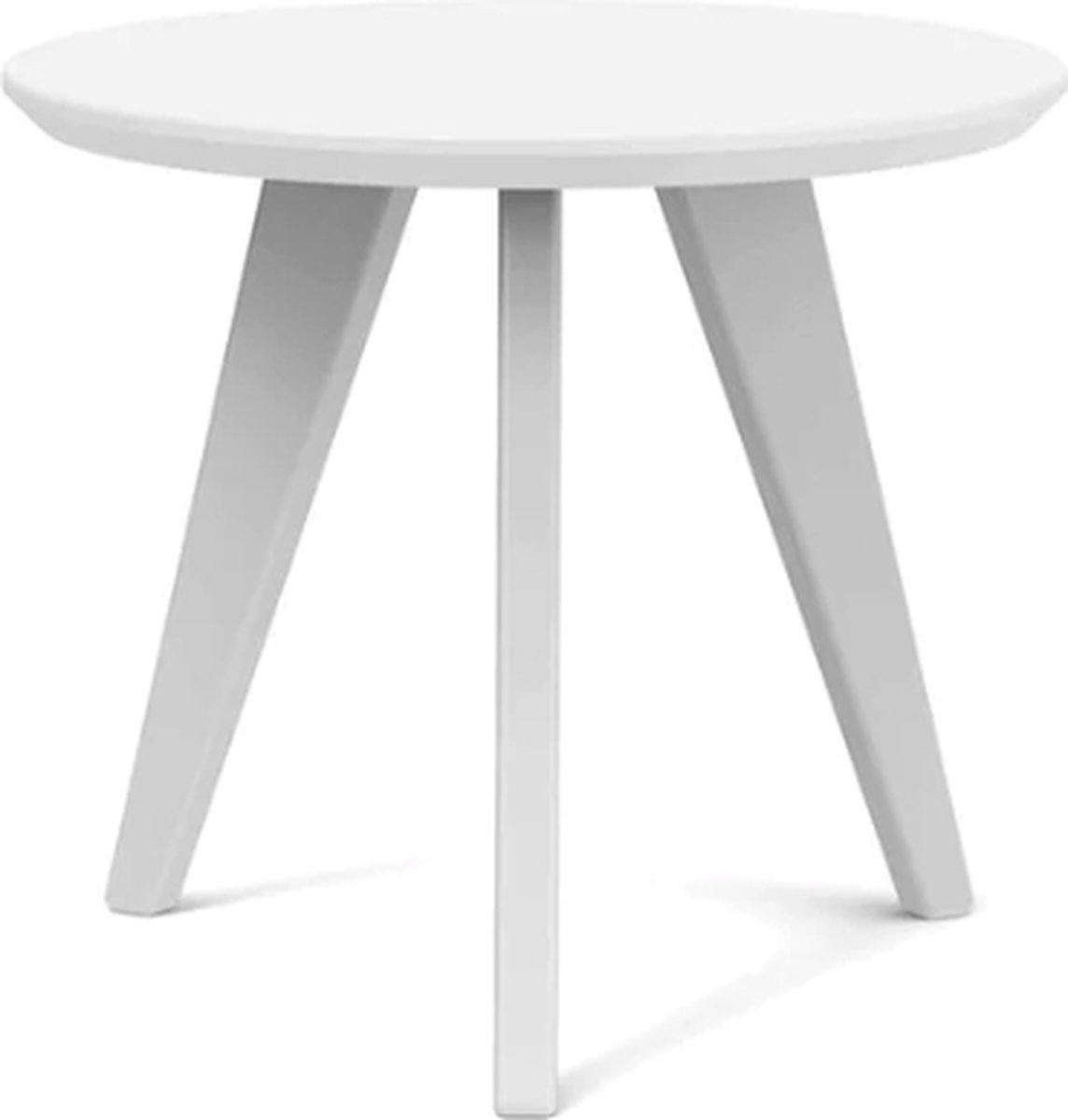 Loll Designs Satellite End Table round Cloud White (wit)