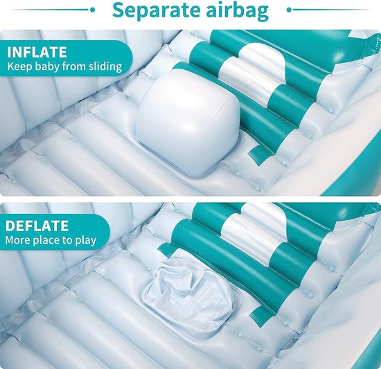 Baby Badkussen - Baby Badmatras - Veiligheid baby kussen voor bad - veiligheidskussen voor in bad - Zachte babykussen van Koala Kids Care — afbeelding 2