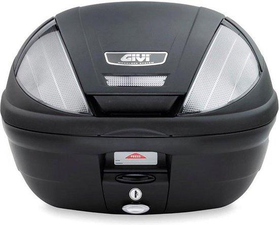 GIVI E370 Tech Topkoffer Black / Clear / Black