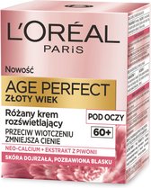 Age Perfect Golden Age 60+ crème contour des yeux éclaircissante à la rose 15 ml