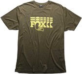 Fox Stacked T-shirt Met Korte Mouwen Groen M Man