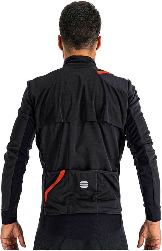 Sportful Veste de Cyclisme Homme Zwart - FIANDRE WARM JACKET BLACK - XL