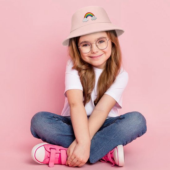 Bucket Hat - Vissershoedje - Hoedje - Kinderen - Regenboog - Rainbow - 4  t/m 7 jaar -... | bol