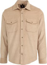 Suitable - Overshirt Corduroy Kaki - Heren - Maat S - Regular-fit