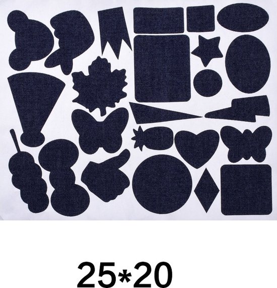DHER Patches om op te strijken, geborduurde applicatie, iron