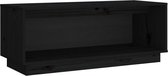 vidaXL - Tv-meubel - 90x35x35 - cm - massief - grenenhout - zwart