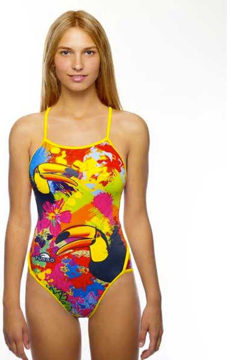 Turbo Tucan Colors Zwemkleding Veelkleurig 2XL Vrouw Multicoloured