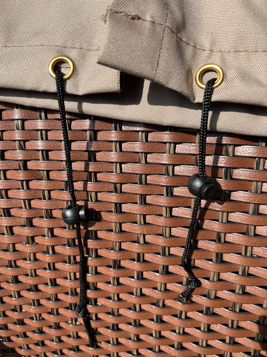 Raffles Covers Parasolhoes - Hoog: 225 cm - RUS225 - Waterdicht - UV-bestendig - Rits en stok - Trekkoord - Parasolhoes voor staande parasol