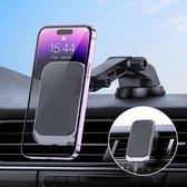 2-in-1 Telefoonhouders Auto met Draadloos Opladen - Magnetisch - GSM Houder - Geschikt voor iPhone 15, 14, 13, 12 Mini Pro Max Plus