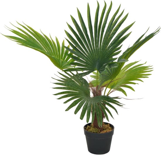 Kunstplant met pot palm 70 cm