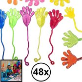 Decopatent® Cadeaux à distribuer 48 PCS Sticky Hands - Sticky Hands - Treat Distribuer des cadeaux pour les enfants - Jouets Friandises